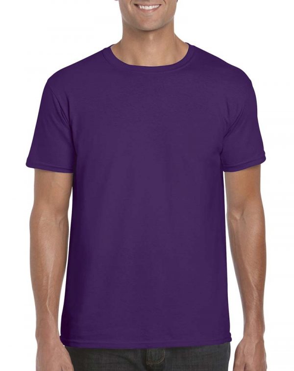 Softstyle Ring Spun T Shirt Kleur Purple