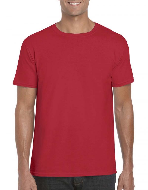 Softstyle Ring Spun T Shirt Kleur Red