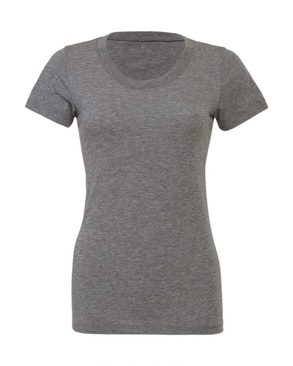 Triblend Crew Neck T Shirt Kleur Grey Triblend