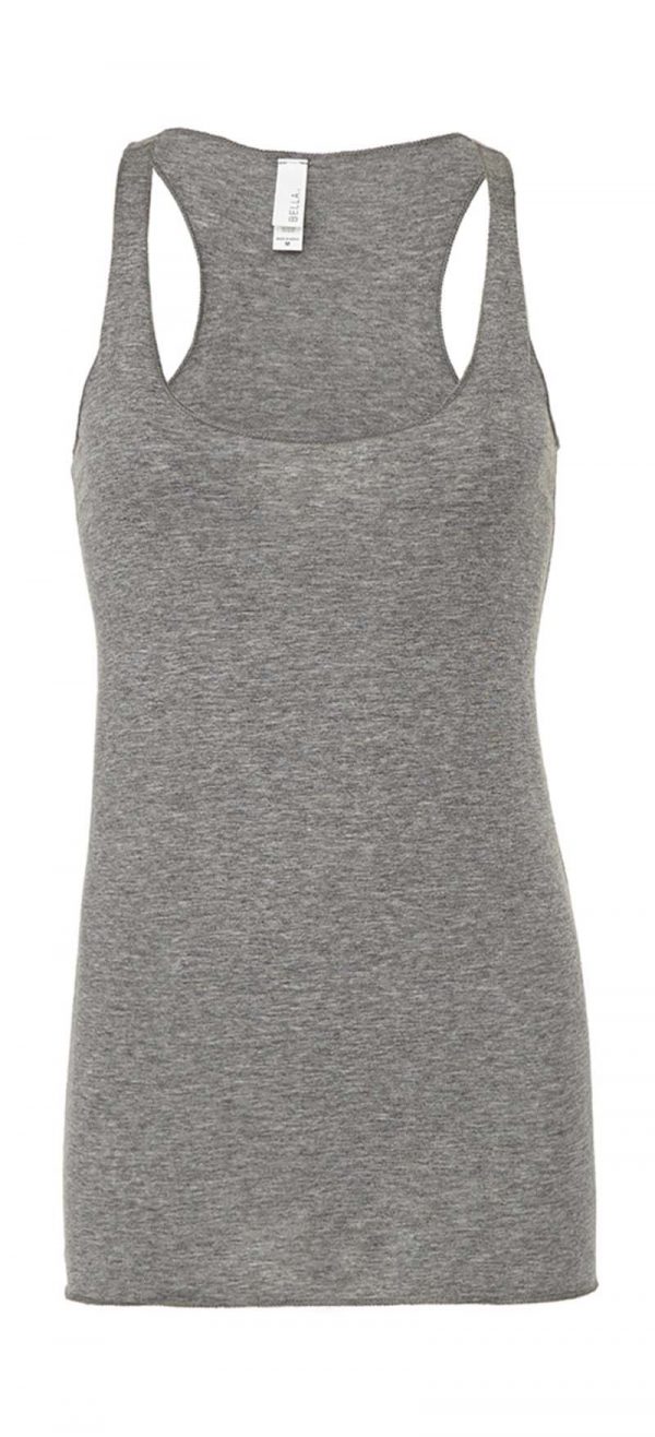 Triblend Racerback Tank Top Kleur Grey Triblend