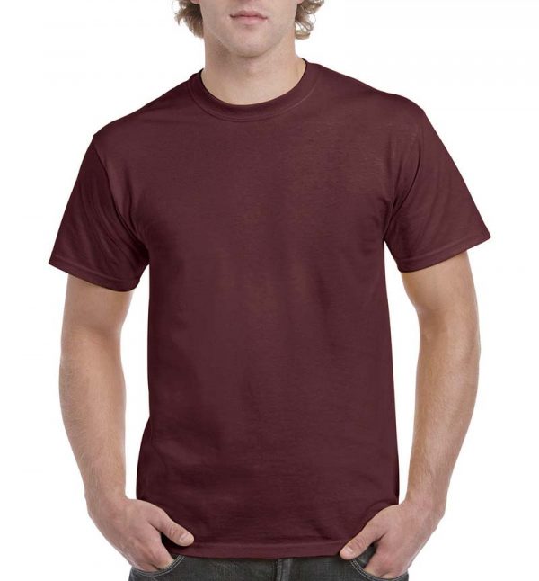 Ultra Cotton Adult T Shirt Kleur Maroon