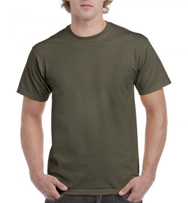 Ultra Cotton Adult T Shirt Kleur Olive