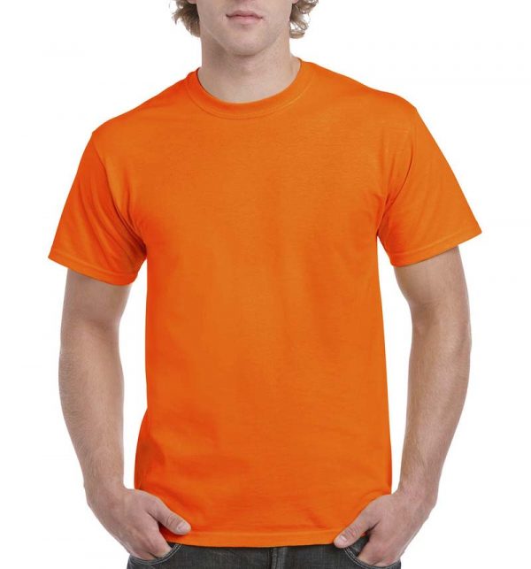 Ultra Cotton Adult T Shirt Kleur Safety Orange