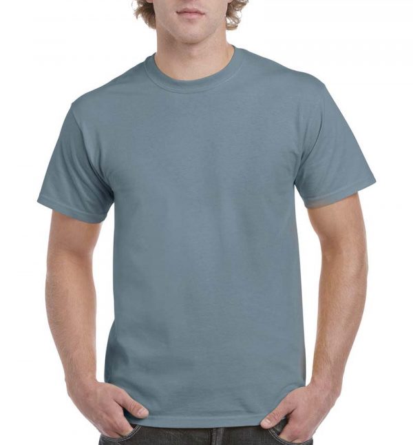 Ultra Cotton Adult T Shirt Kleur Stone Blue