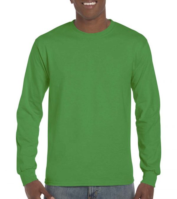 Ultra Cotton Adult T Shirt LS Kleur Irish Green