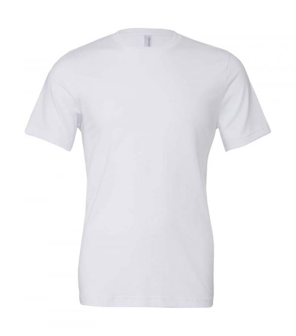 Unisex Jersey Short Sleeve Tee Kleur White