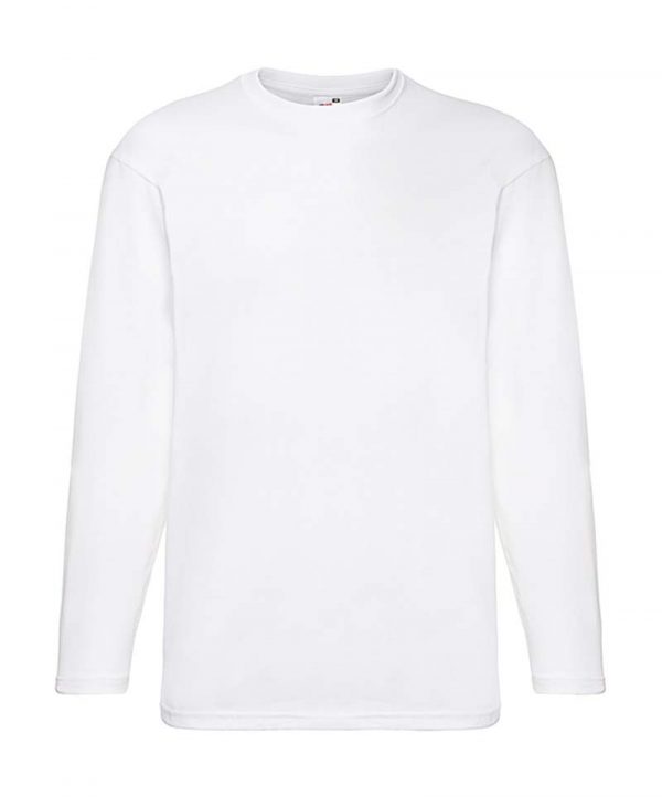 Value Weight LS T shirt Kleur White