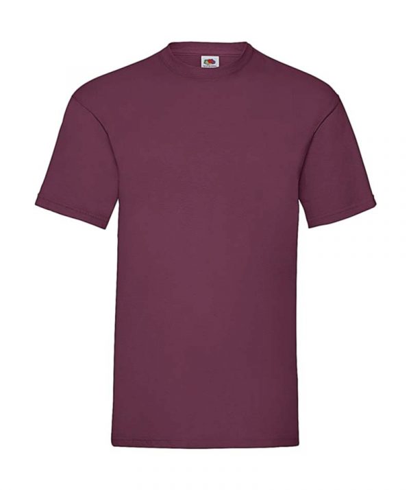 Valueweight T Shirt Kleur Burgundy