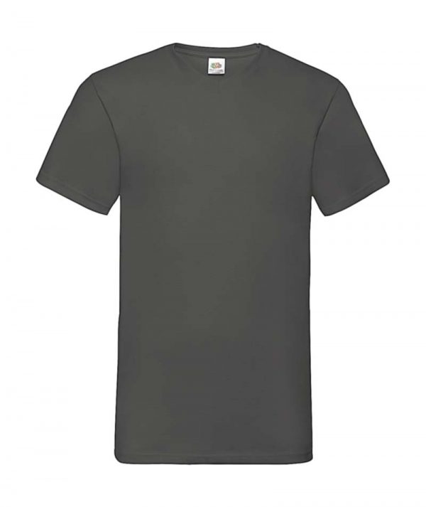 Valueweight V Neck T Shirt Kleur Light Graphite