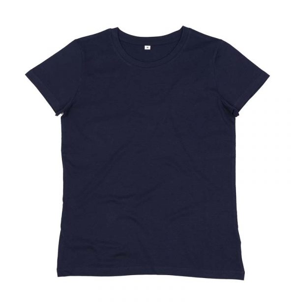 Womens Essential Organic T Kleur Navy