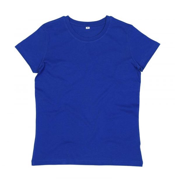 Womens Essential Organic T Kleur Royal