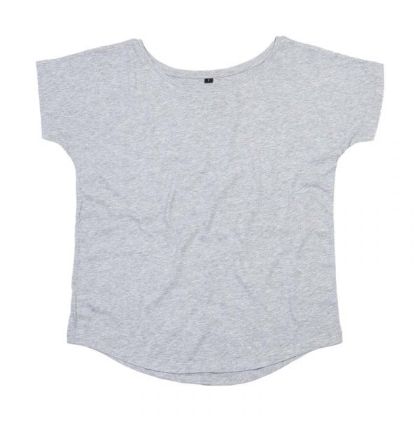 Womens Loose Fit T Kleur Heather Grey Melange