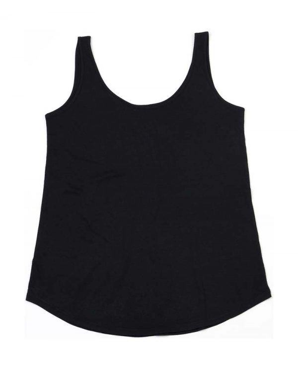 Womens Loose Fit Vest Kleur Black