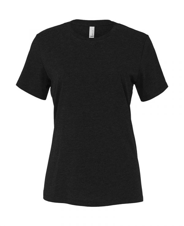 Womens Relaxed Jersey Short Sleeve Tee Kleur Black Heather