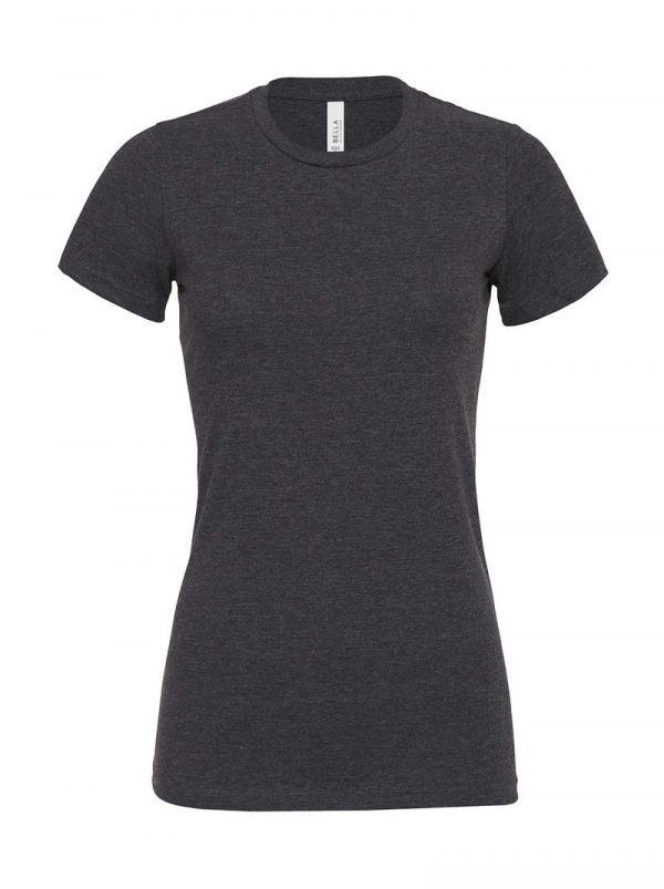 Womens Relaxed Jersey Short Sleeve Tee Kleur Dark Grey Heather