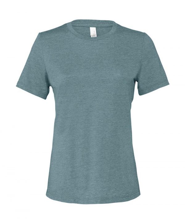 Womens Relaxed Jersey Short Sleeve Tee Kleur Heather Deep Teal