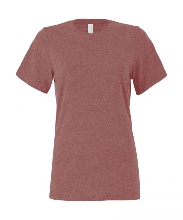 Womens Relaxed Jersey Short Sleeve Tee Kleur Heather Mauve