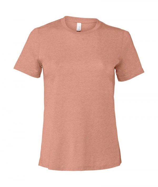 Womens Relaxed Jersey Short Sleeve Tee Kleur Heather Sunset