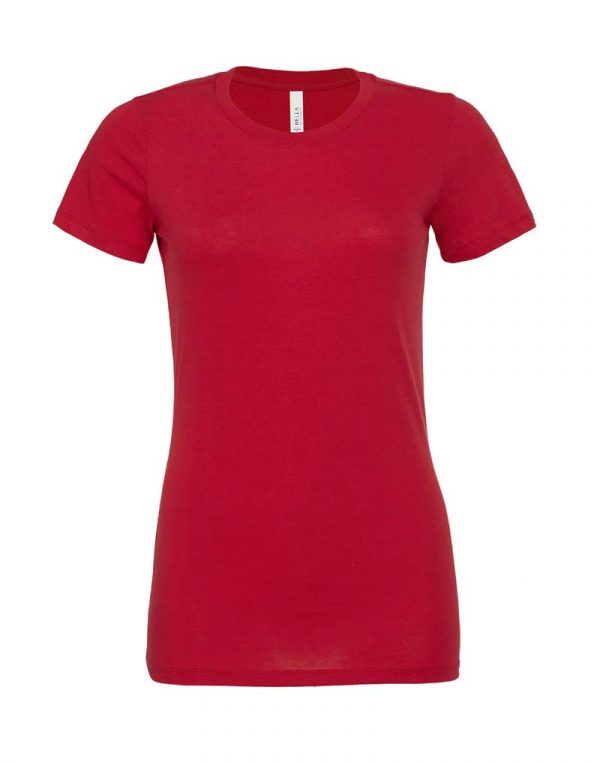 Womens Relaxed Jersey Short Sleeve Tee Kleur Red