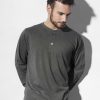 112.85 Aden Mens LS Henley T Shirt Promo