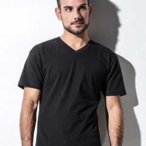 Nakedshirt: James Men’s Organic V-Neck T-Shirt.