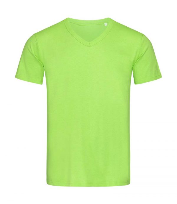 Ben V neck Kleur Green Flash