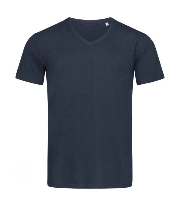 Ben V neck Kleur Marina Blue