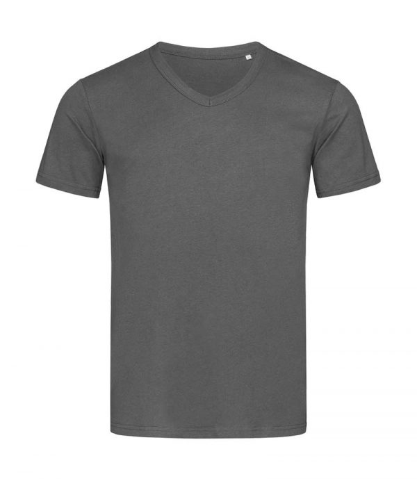 Ben V neck Kleur Slate Grey