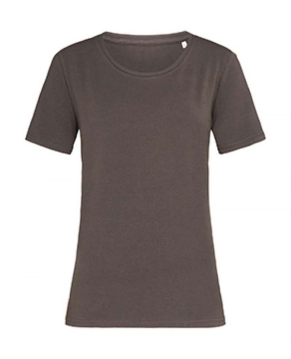 Claire Relaxed Crew Neck Kleur Dark Chocolate