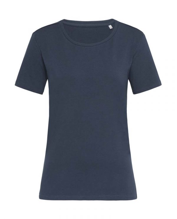 Claire Relaxed Crew Neck Kleur Marina Blue