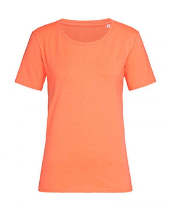 Claire Relaxed Crew Neck Kleur Salmon