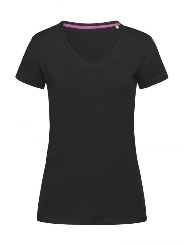 Claire V Neck Kleur Black Opal