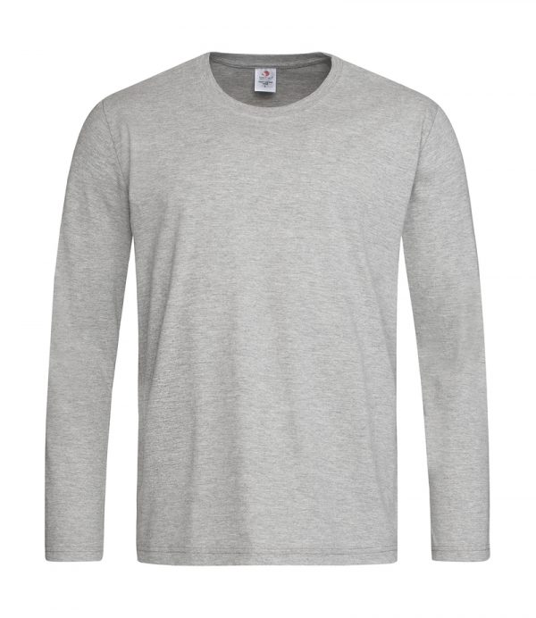 Classic T Long Sleeve Kleur Grey Heather