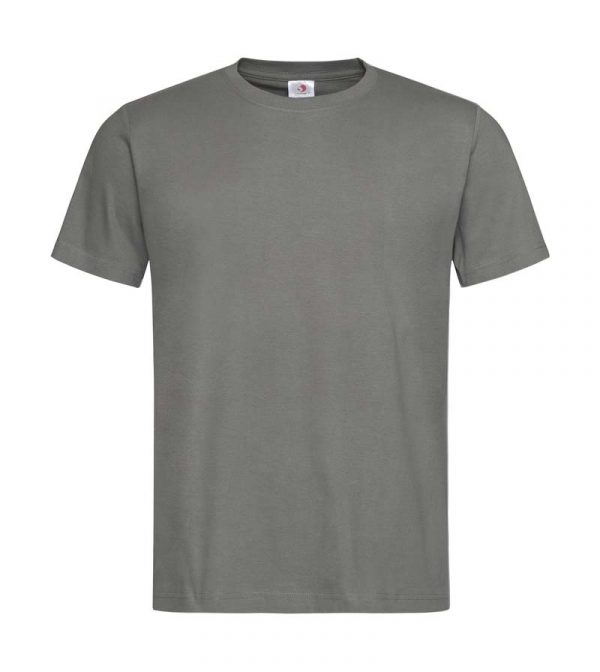 Classic T Organic Unisex Crew Neck Kleur Real Grey