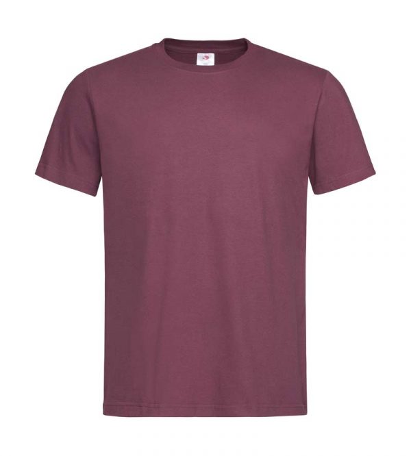 Classic T Unisex Kleur Burgundy Red