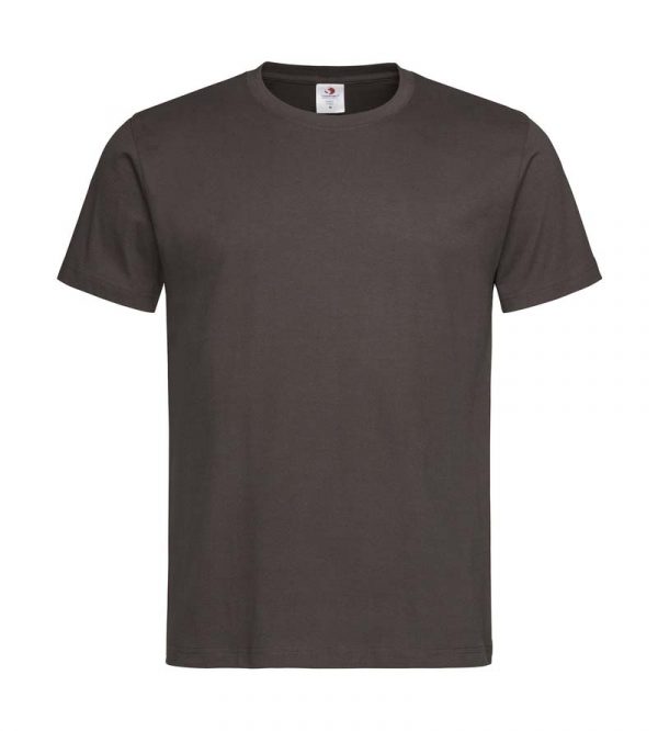 Classic T Unisex Kleur Dark Chocolate