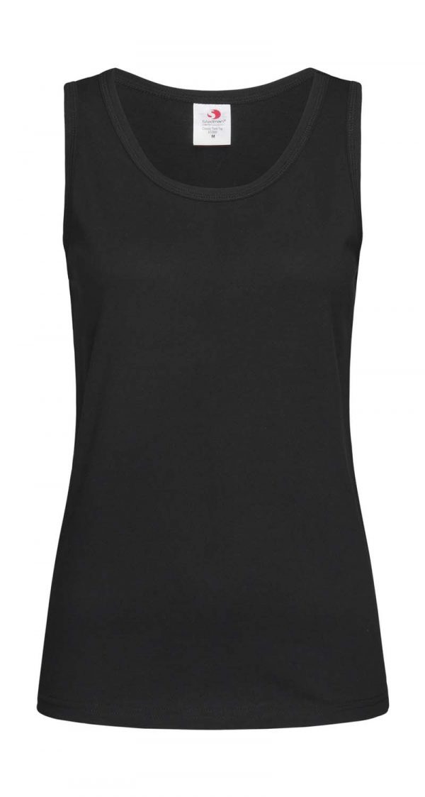 Classic Tank Top Women Kleur Black Opal