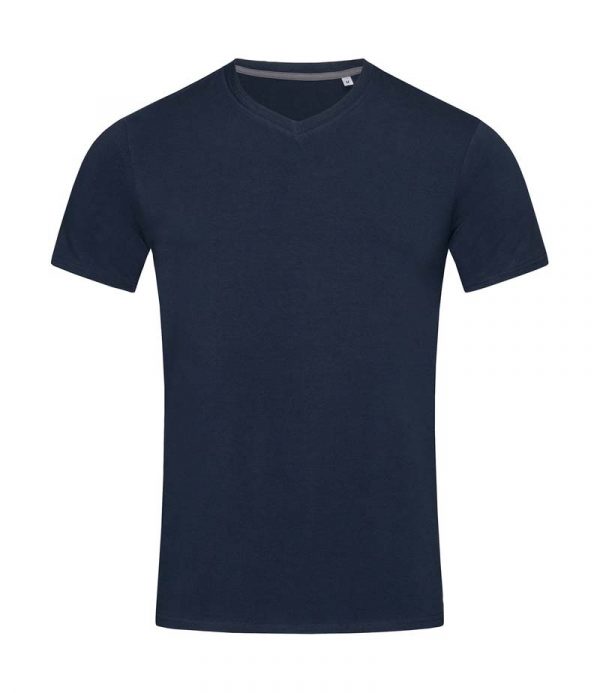 Clive V neck Kleur Marina Blue