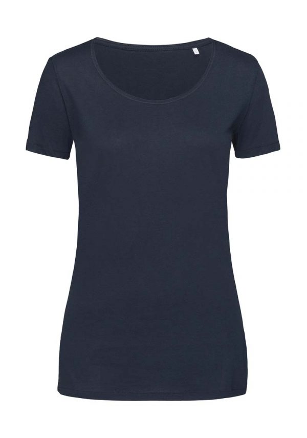 Finest Cotton T Women Kleur Marina Blue