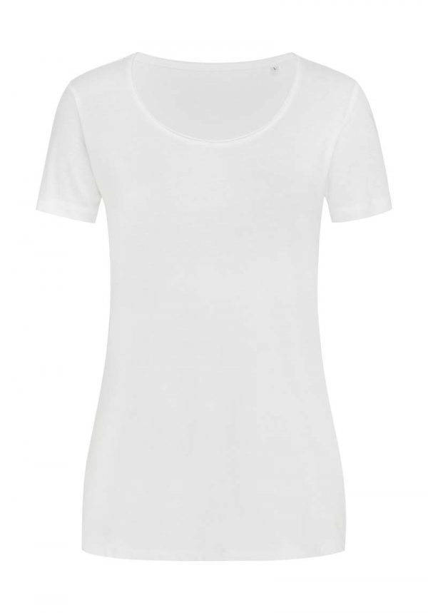 Finest Cotton T Women Kleur White