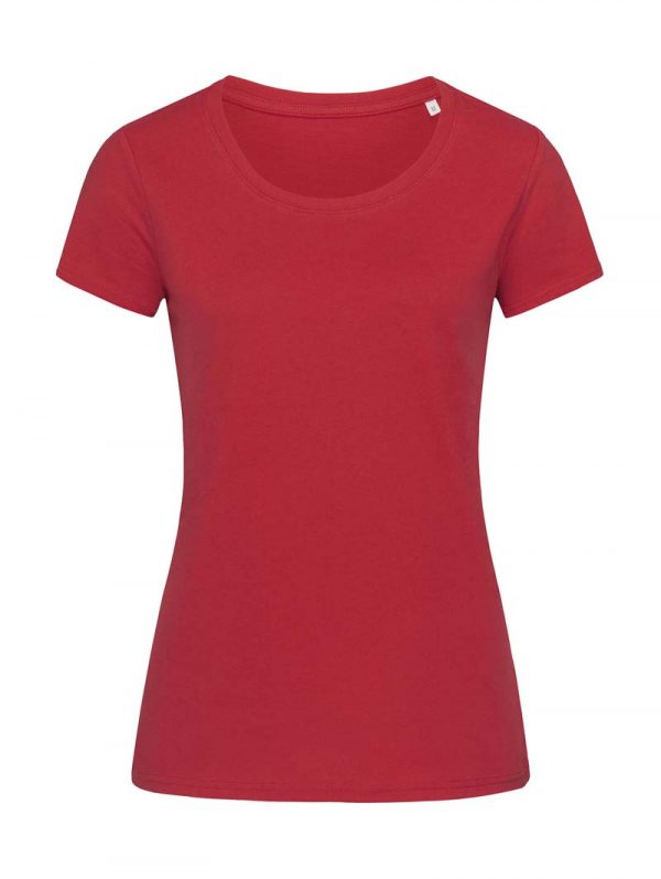 Janet Crew Neck Women Kleur Pepper Red