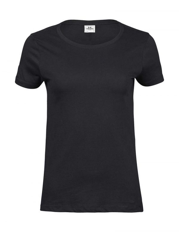 Ladies Luxury Tee Kleur Black