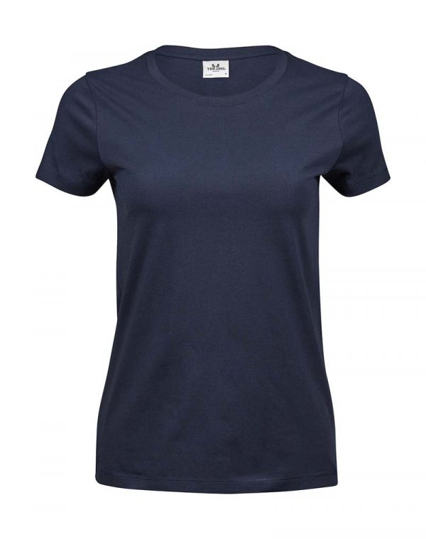 Ladies Luxury Tee Kleur Navy