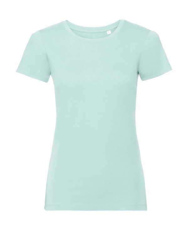 Ladies Pure Organic Tee Kleur Aqua