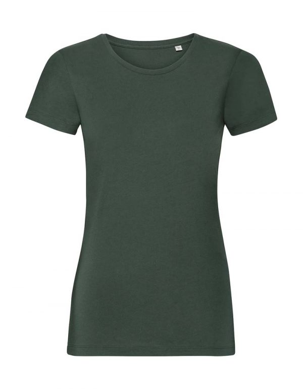 Ladies Pure Organic Tee Kleur Bottle Green