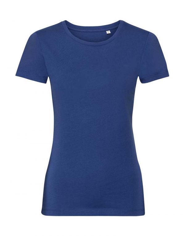 Ladies Pure Organic Tee Kleur Bright Royal