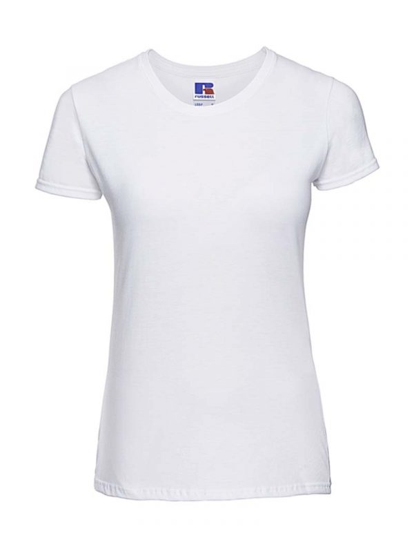 Ladies Slim T Kleur White