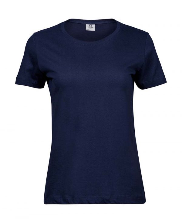 Ladies Sof Tee Kleur Navy