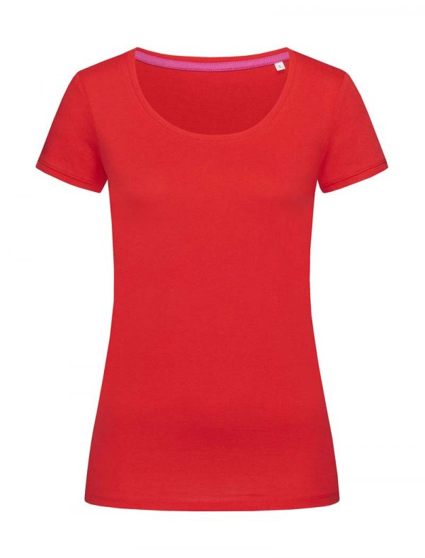 Megan Crew Neck Kleur Crimson Red