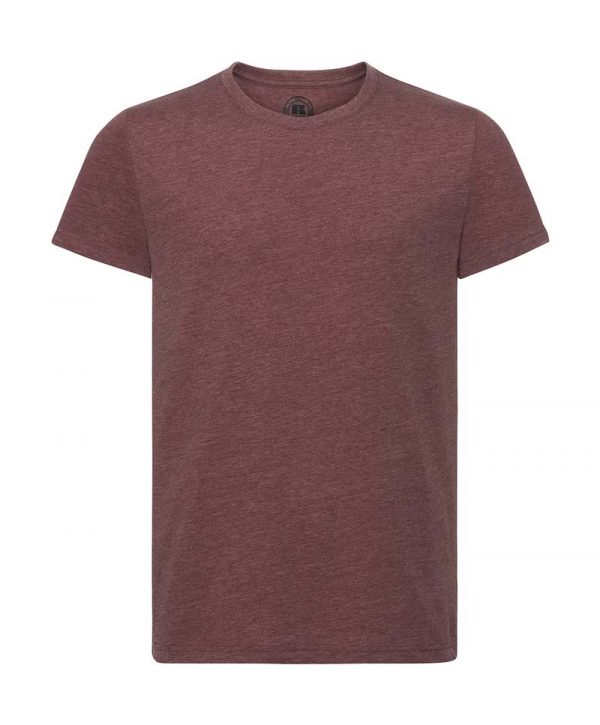 Mens HD T Kleur Maroon Marl